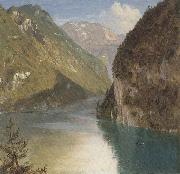 Frederic E.Church Koenigssee,Bavaria Spain oil painting artist
